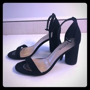 Just Fab Block Heel Strap Sandals